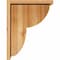 Ekena Millwork Crestline Rough Sawn Corbel w/Backplate, Western Red Cedar, 8"W x 14"D x 18"H COR08X14X18CRE01RWR - alternate 2